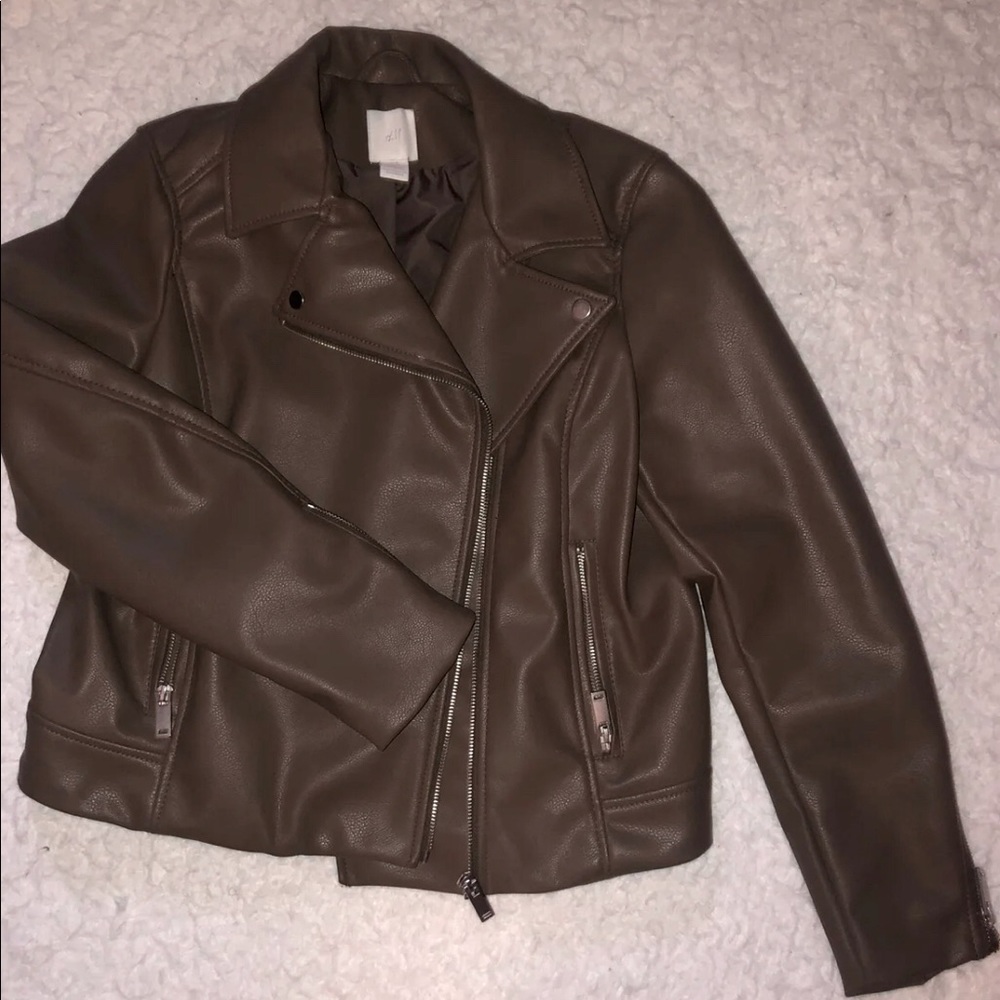 Faux Leather Jacket